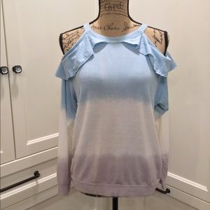 Vintage Havana Cold Shoulder Sweatshirt NWT SM